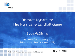 Disaster Dynamics: The Hurricane Landfall Game