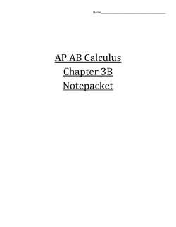Ch 3B Notepacket