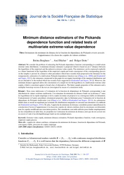 Minimum distance estimators of the Pickands dependence function