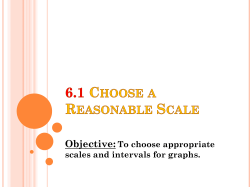 6.1 Choose a Reasonable Scale