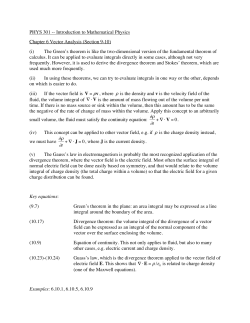 PHYS 301 -- Introduction to Mathematical Physics Chapter 6 Vector