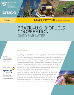 brazil–us biofuels cooperation