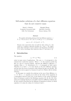 Self-similar solutions of a fast diffusion equation that do not conserve