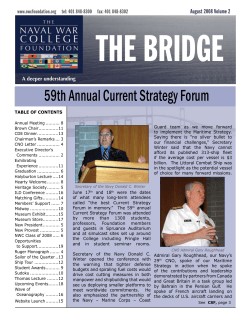 59th Annual Current Strategy Forum
