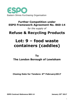 ESPO Mini Tender for 5 litre and 23 litre caddies