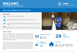 malawi - WFP Remote Access Secure Services