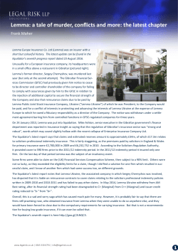 Lemma - Legal Risk LLP Solicitors