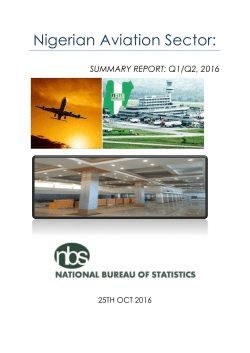 Nigerian Aviation Sector