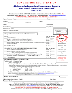 Alabama Independent Insurance Agents CONVENTION