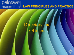 Appointment of directors