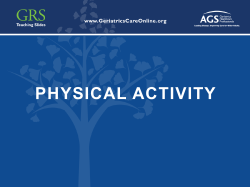 ASSESSING PHYSICAL ACTIVITY