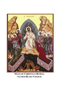 The Mass of Christian Burial
