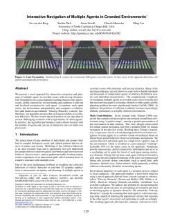 Interactive Navigation of Multiple Agents in