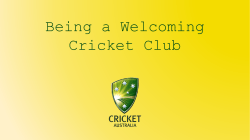 Captain greets and welcomes opposition