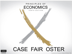 Principles of Macroeconomics, Case/Fair/Oster, 10e