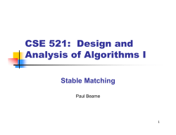 Stable Matching