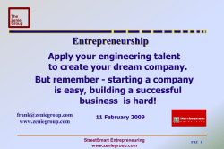 Entrepreneurship