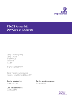 PEACE Annanhill Day Care of Children