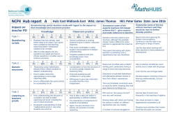 NCP4 final Hub report East Midlands East
