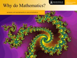 careers in mathematics and statistics