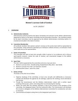 association sport sponsorship/ committees/bylaws