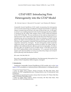 GTAP-HET: Introducing Firm Heterogeneity into the GTAP Model