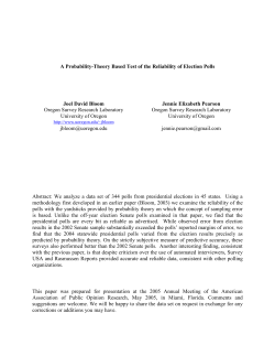A Probability-Theory Based Test of the Reliability of