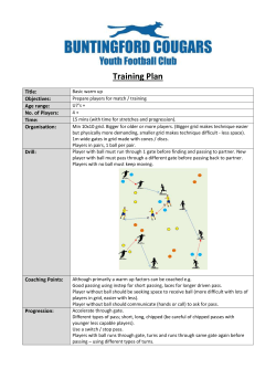 Drill Basic warm up 6-10s