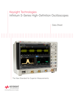 Keysight Technologies Infiniium S-Series High