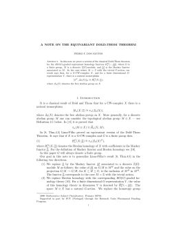 A NOTE ON THE EQUIVARIANT DOLD