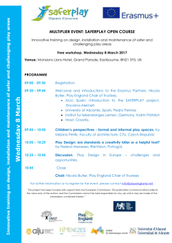 multiplier event: saferplay open course