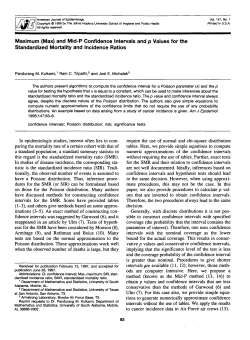Maximum (Max) and Mid-P Confidence Intervals