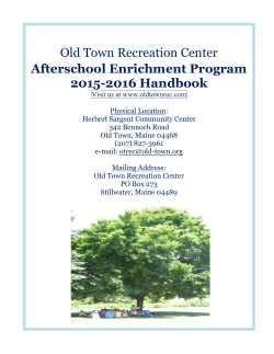 Greetings Parents and Caregivers: Welcome to our &ldquo;Rec Family