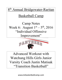 - Bridgewater-Raritan Basketball Camp