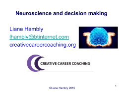 Neuroscience and decision making