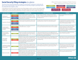 Social Security filing strategies at a glance
