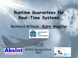 Abstract Interpretation with Applications to Timing Validation