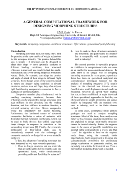 Template For The Preparation Of Papers For On-Line - ICCM-21