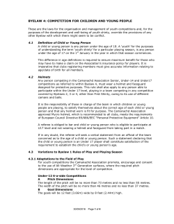 byelaw 4