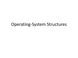 Operating-System Structures