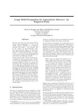 Loopy Belief Propagation for Approximate Inference: An Empirical
