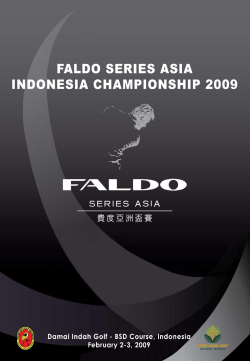 For event : Faldo Series Asia