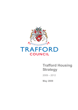 Trafford Housing Strategy