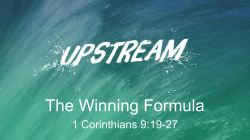 The Winning Formula - Grace Bible Church