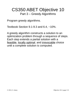 CS350 ABET Objective 10