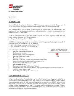 Coal RFP - AEP.com