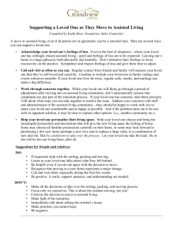 Supporting a Loved One as They Move to Assisted Living, by Kathi
