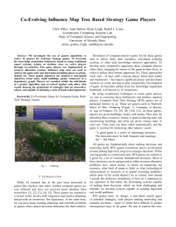 Co-Evolving Influence Map Tree Based Strategy Game Players