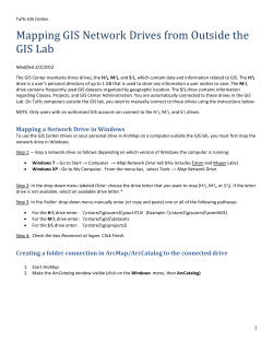 Accessing GIS lab drives from outside the lab