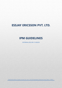 ipm guidelines - Essjay Ericsson